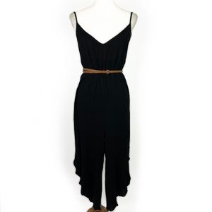 AUDREY 3+1 Crepe Spaghetti Strap Jumpsuit
